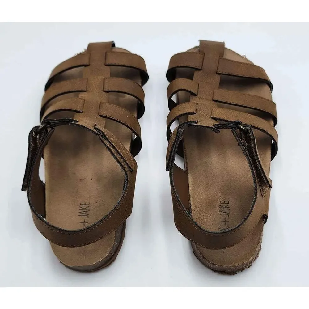 Max & Jake Boys Size 11 Dress Brown Sandals